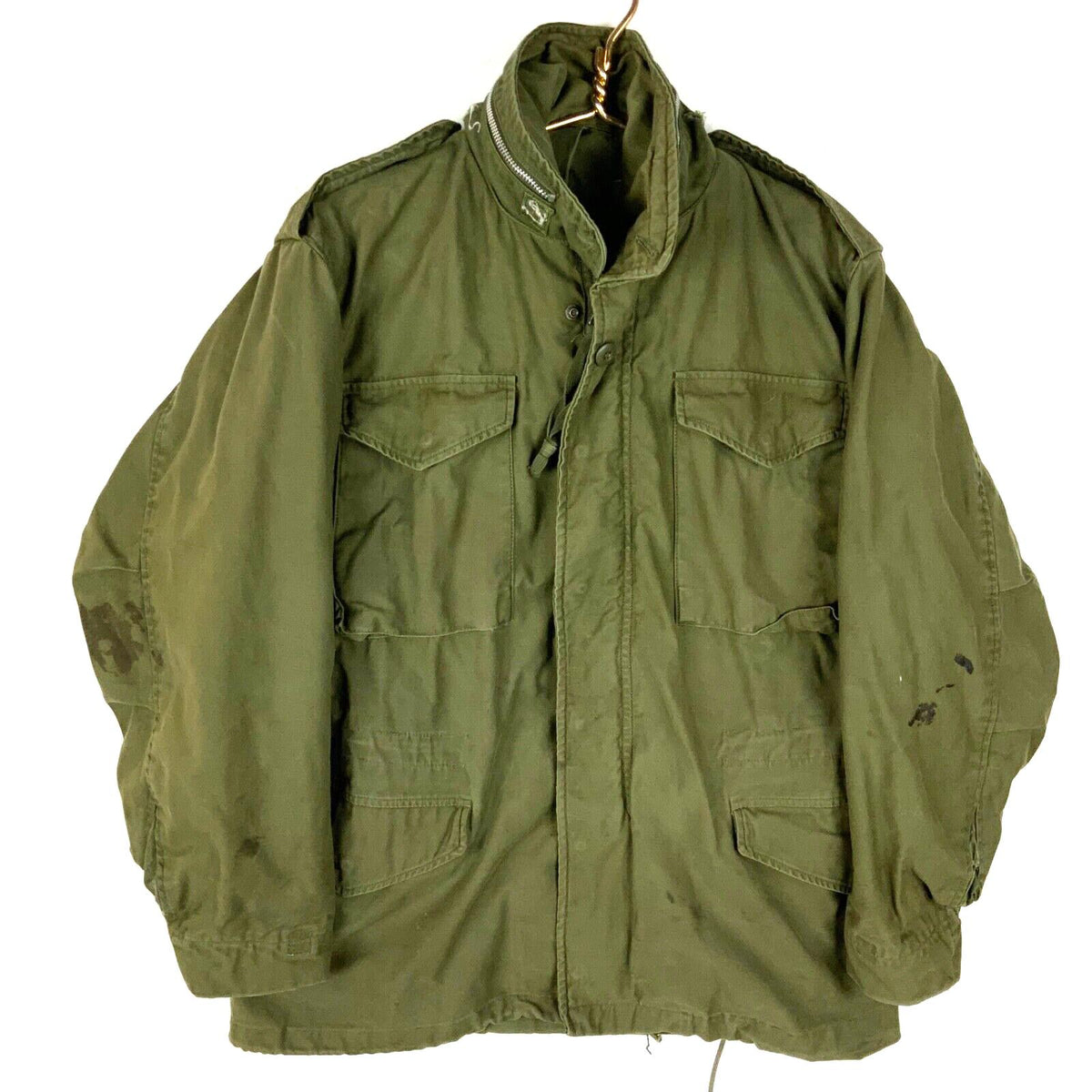 Vintage Us Army Og107 M65 Jacket Size Small Green Full Zip Vietnam Era 1968 Graphic Tee – Soft Feel · High-Quality Print