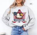Washington Hockey Sweatshirt Unisex Crewneck Fan Apparel Sports Team Gift Capital Merch Game Day Outfit Sweatshirt – Bold Style · Great Gift For Fans