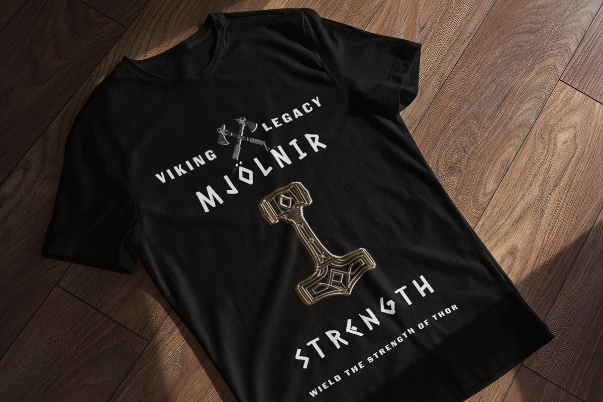 Mjlnir Hammer Viking T Shirt Minimalist Thor Design for Mythology Strength Enthusiasts Perfect Gift for Viking Fans Free Shipping USA Graphic Tee – Aesthetic Look · Trending Graphic Apparel