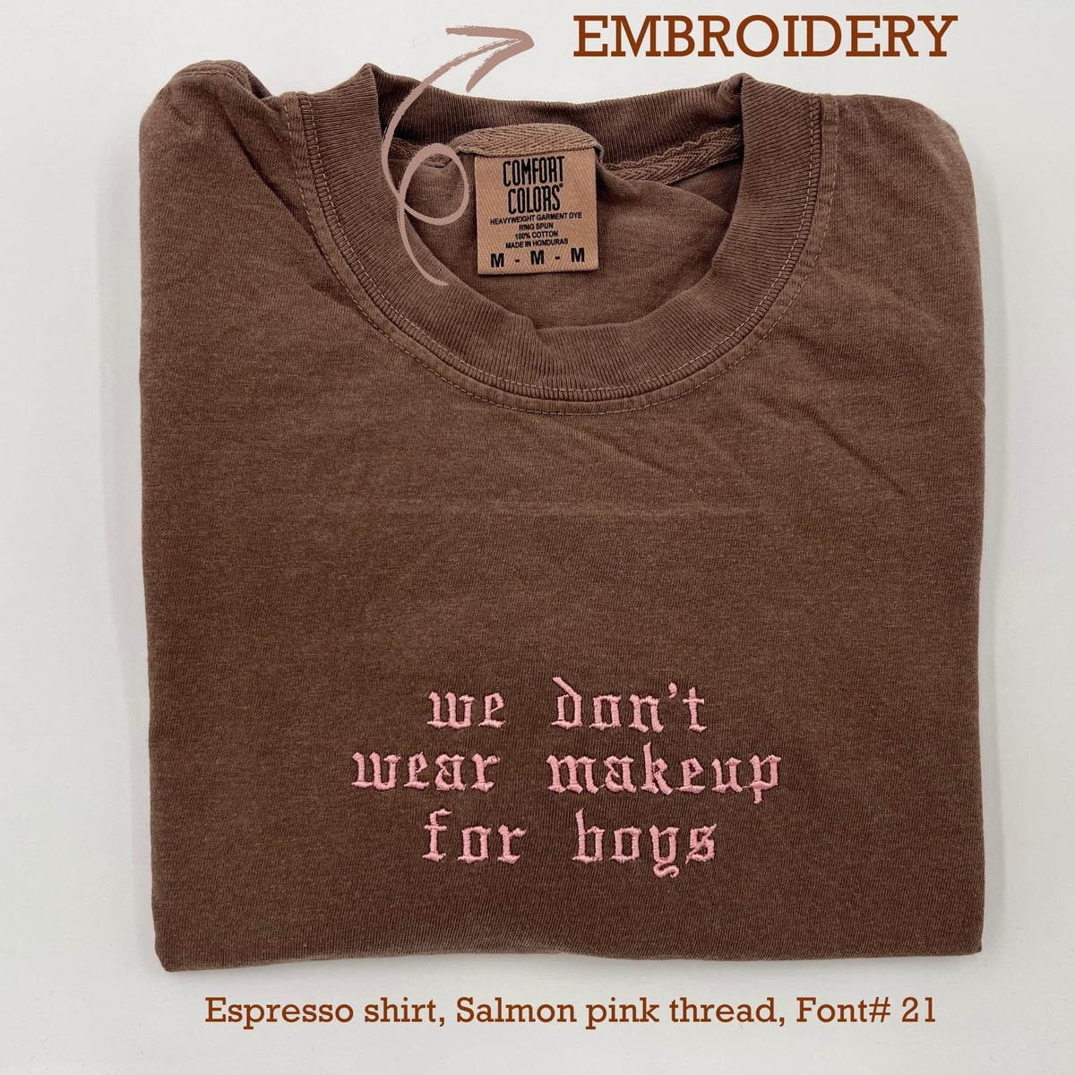Personalized T Shirt Custom Embroidered T Shirts Embroidered Tee Custom Embroidery Father39s Day Gift Graphic Tee – Cozy Vibes · Must-Have Style