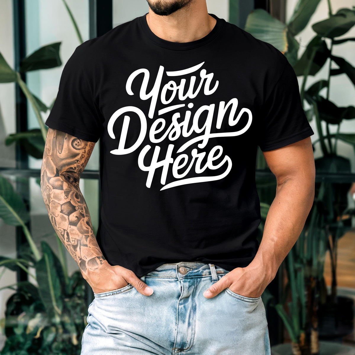 Men39s Black Bella Canvas 3001 Mockup Male T shirt Mockup 3001 Bella Canvas Shirt Model Mockup T Shirt Mockup Black Bella Canvas T Shirt Graphic Tee – Everyday Comfort · Must-Have Style