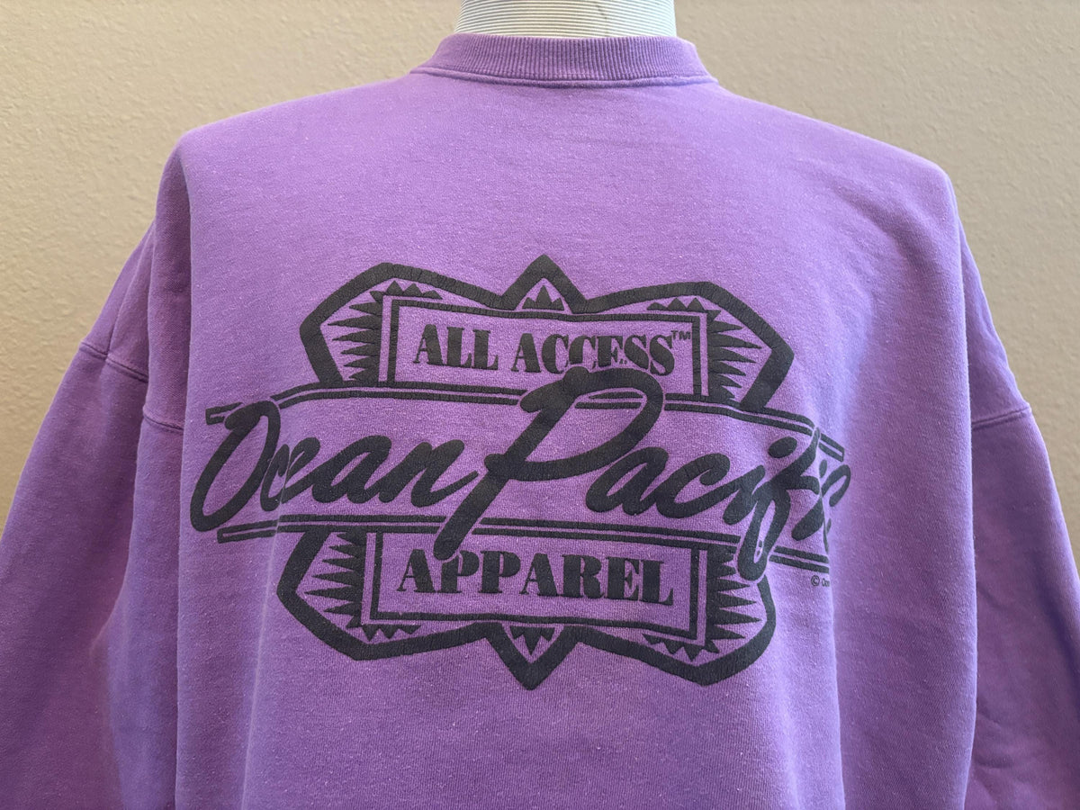 Vintage 90s OP All Access Ocean Pacific Apparel Crewneck Sweatshirt XL Sweatshirt – Warm & Stylish · Top Pick For Any Outfit