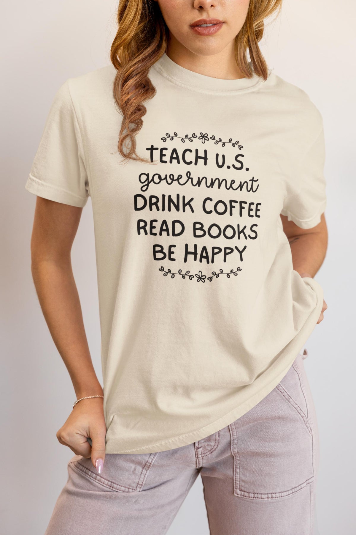 US Government High School Teacher or College Professor Tee Shirt Cute Teaching Assistant History Major TShirt Political Science Major Tee Graphic Tee – Everyday Comfort · Great Gift For Fans