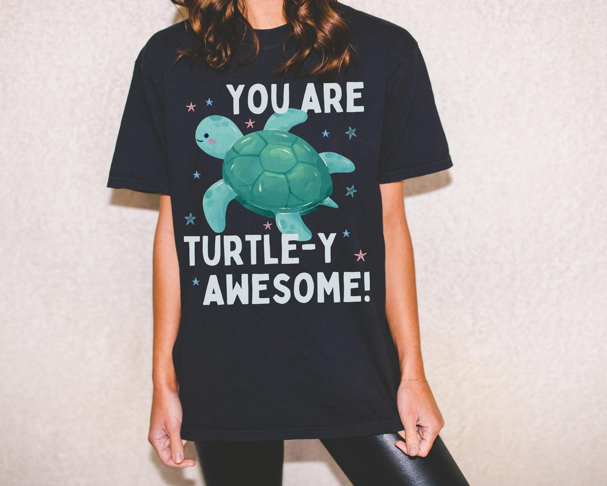 Kindergarten Teacher Tee Shirt for Teacher Who Loves Turtles You Are Turtley Awesome Funny Saying Science Teacher Tee Shirt for Beach Graphic Tee – Everyday Comfort · Must-Have Style