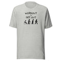 WorkOut to Get Out t shirt Healthcare T Shirt Nursing Homes Gift for Physical Therapists Motivation T Shirt Rehab T Shirt Graphic Tee – Bold Style · Perfect For Daily Wear