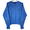 Vintage Polo Ralph Lauren Knit Sweater Medium Blue Crewneck Pullover Graphic Tee – Aesthetic Look · High-Quality Print