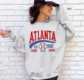Atlanta Baseball Sweatshirt Team Fan Apparel Crewneck Jumper Sports Team Clothing Gift for Baseball Fans Atlanta Sweatshirt Sweatshirt – Feel-Good Design · High-Quality Print