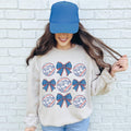 Baseball Chinoiserie Sweatshirt Baseball Coquette Baseball Sweatshirt Game Day Sweater Baseball Mom Sweatshirt Sweatshirt – Soft Feel · Top Pick For Any Outfit