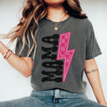Mama Lightening Bolt Shirt Momma Shirt New Mama Tshirt New Mom Gift Mom Tshirt Mom Tee Graphic Tee – Soft Feel · Perfect For Daily Wear