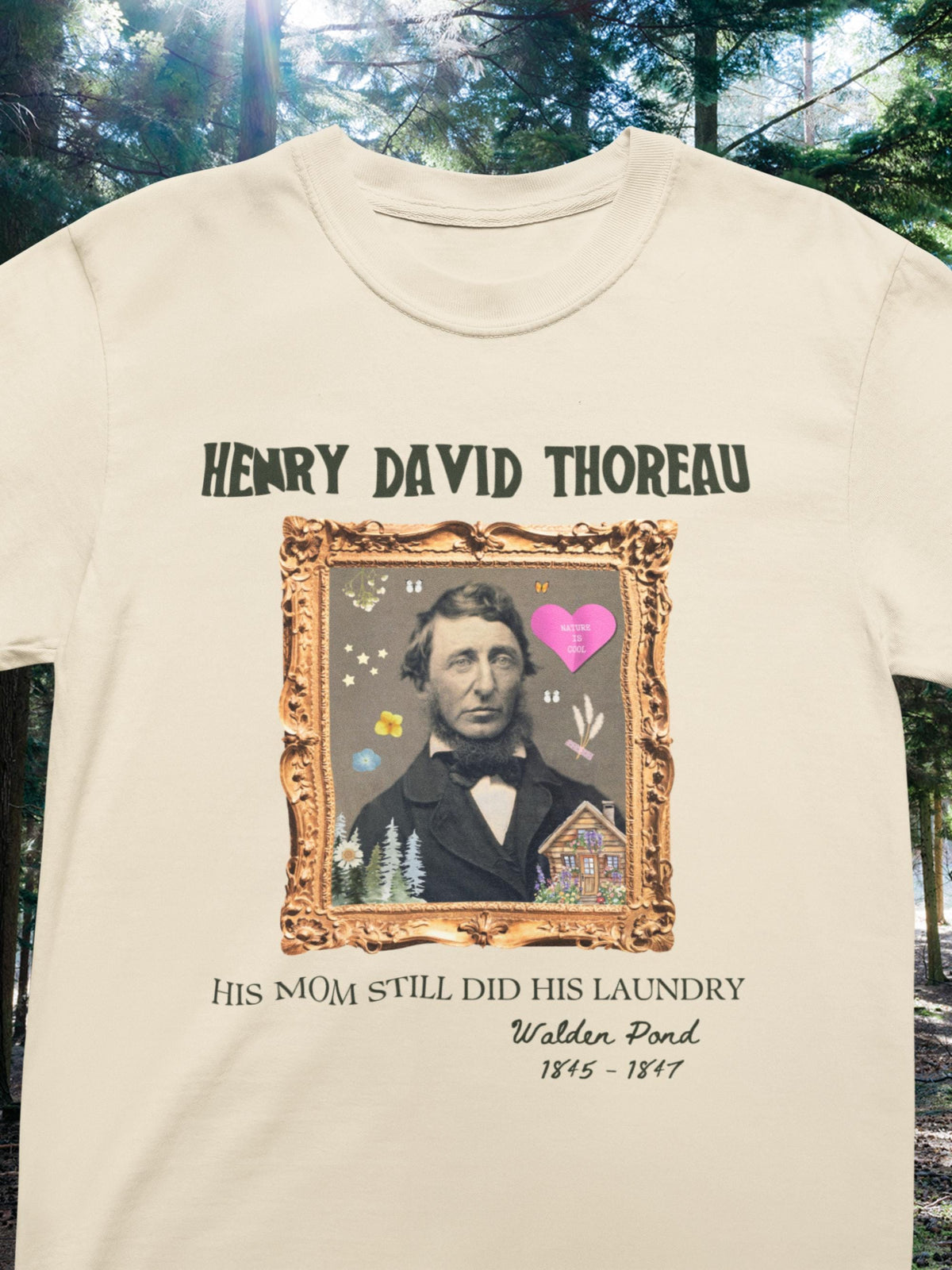 Henry David Thoreau American History Major Gift Tee Shirt for Bookworm Who Loves 19th Century Philosophy Walden Pond Literature Teacher Graphic Tee – Easygoing Wear · Must-Have Style