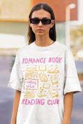 Romance Book Reading Club Cute Bookish or Book Lover TShirt for Romance Reader Funny Romance Book Lover Tee Cute Birthday Gift for Her Graphic Tee – Warm & Stylish · Trending Graphic Apparel