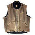 Carhartt Duck Vest Jacket XL Tall Brown Full Zip Quilt Lined Workwear Graphic Tee – Warm & Stylish · Great Gift For Fans