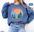 Yosemite National Park Sweatshirt Outdoor Adventure Clothing Nature Lover Gift Mountain Hike Apparel Wilderness Explorer Top Sweatshirt – Aesthetic Look · Must-Have Style