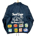 Vintage 1980s Patchwork Windbreaker Jacket Medium Blue Snap Button Lined Graphic Tee – Feel-Good Design · Top Pick For Any Outfit