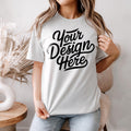 Oversized Bella Canvas 3001 White Shirt Mockup T shirt Mockup 3001 Bella Canvas T Shirt Model Mockup T Shirt Mockup Bella Canvas White Graphic Tee – Soft Feel · Perfect For Daily Wear