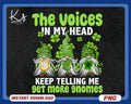 The Voices In My Head Png Stpatrick39s Day Gnomes Png Lucky Png Clover Horseshoe Png Saint Patricks Day Irishs Day Png Shamrock Png Graphic Tee – Fan Favorite · Trending Graphic Apparel