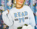 Reading Teacher Sweatshirt with Bow Cute School Librarian Gift for Bookworm Kindergarten Teacher Appreciation Gift Reading Month Shirt Sweatshirt – Bold Style · High-Quality Print