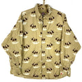 Vintage Barn Fly Western Shirt Medium Beige Button Up Made In Usa Moose Graphic Tee – Easygoing Wear · High-Quality Print