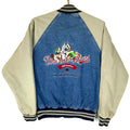 Vintage Looney Tunes Warner Bros Denim Bomber Jacket Small Snap Button Cartoon Graphic Tee – Fan Favorite · Must-Have Style
