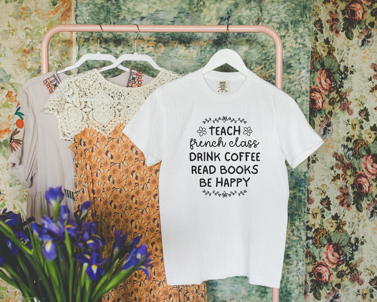 French Language High School Teacher or College Professor Tee Shirt Cute Teaching Assistant French Major Tee Foreign Language Teacher Shirt Graphic Tee – Soft Feel · Must-Have Style