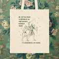 Funny Romantasy Reader Tote Bag for Bookworm Who Loves Fated Mates Romance Tropes Silly Book Lover Tote Gift for Fantasy Romance Reader Tote Bag – Cozy Vibes · High-Quality Print