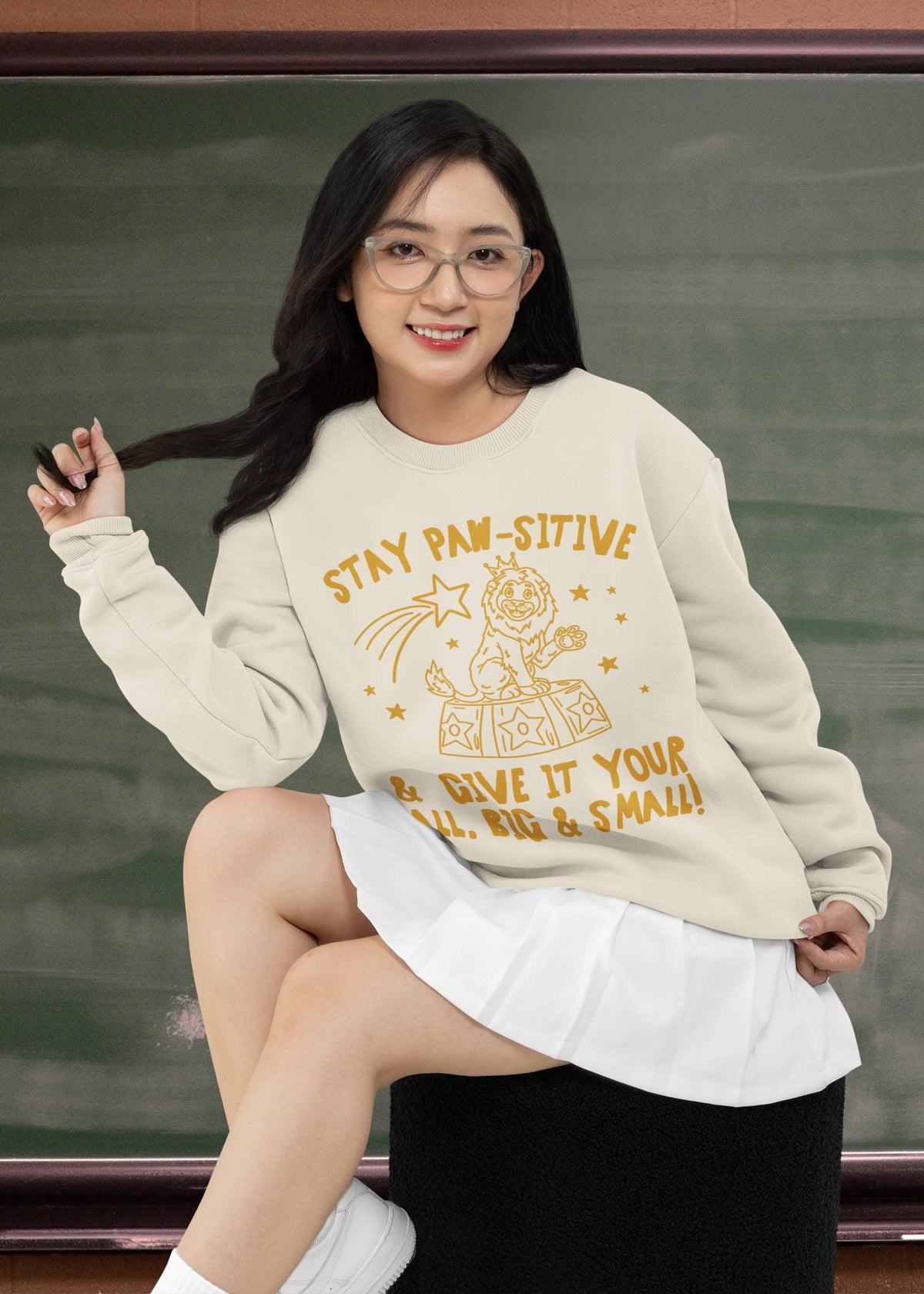 Cute Testing Day Sweatshirt Elementary School Teacher Who Loves Lions Funny Animal Lover Testing Crewneck Kindergarten Crew or Assistant Sweatshirt – Feel-Good Design · Trending Graphic Apparel