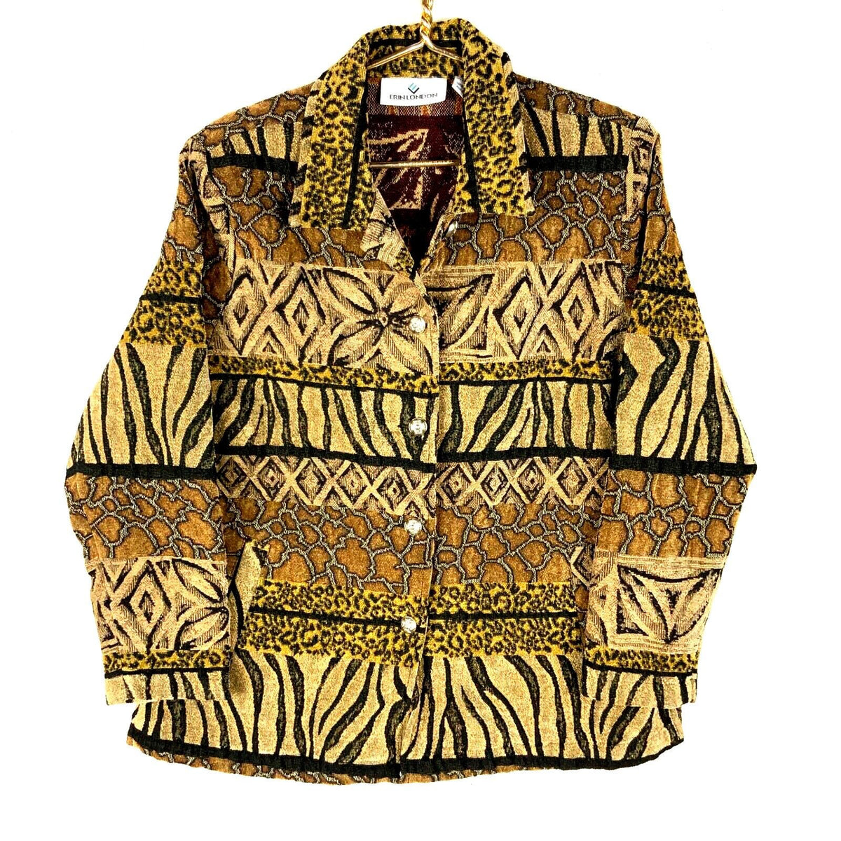 Vintage Women39s Blazer Tapestry Jacket Large Pattern 90s Graphic Tee – Feel-Good Design · Must-Have Style