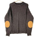 Vintage Woolrich Knit Wool Sweater XL Gray Crewneck Leather Elbow Patch Graphic Tee – Fan Favorite · Trending Graphic Apparel