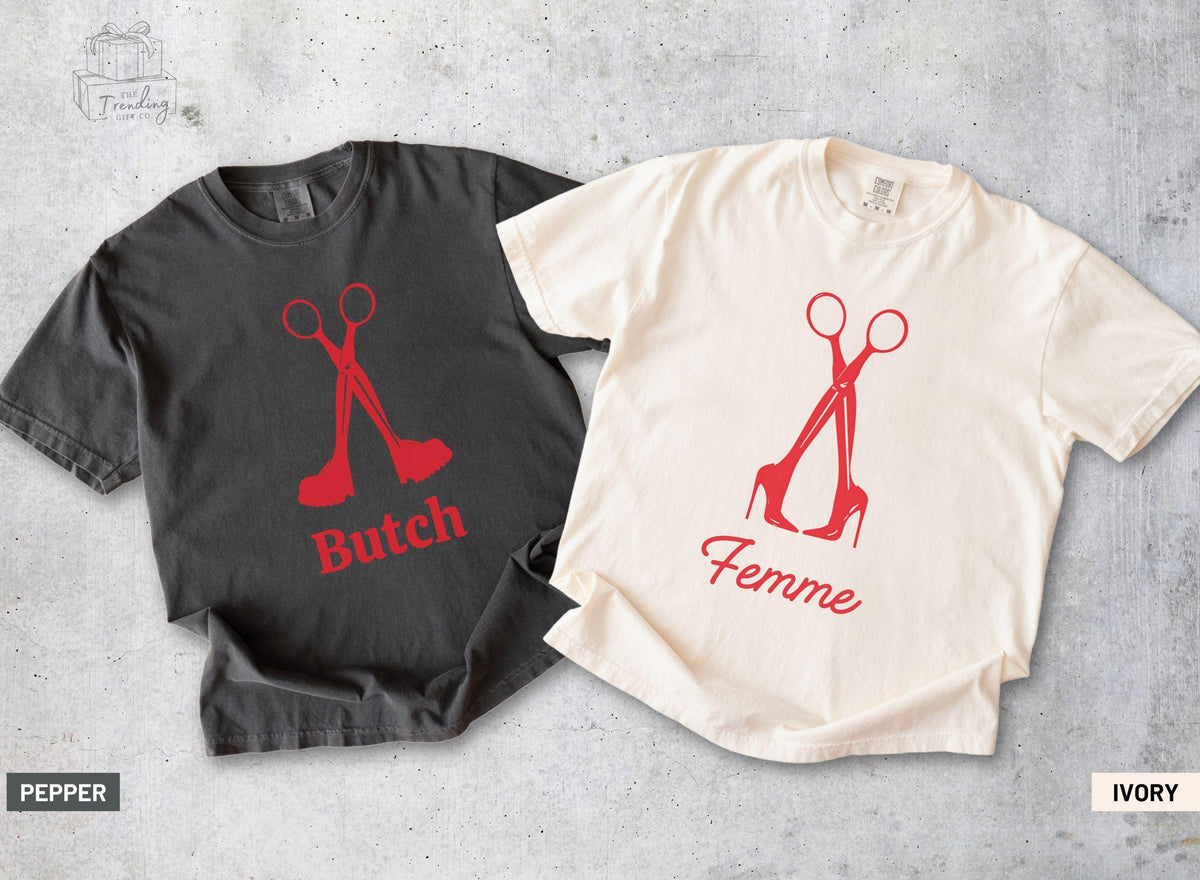 Subtle Lesbian Pride Shirt Butch Bait Tshirt WLW Femme Tshirt Matching Sapphic Tees Queer Fashion Matching Gay Love Pride Month Merch Graphic Tee – Aesthetic Look · High-Quality Print