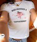 Y2k Baby Tee Yappachino Shirt Y2k Slogan Tee Funny Meme ShirtCoffee PersonYapper Yap Trendy Gift TeensCloths Y2KDowntown girl Graphic Tee – Aesthetic Look · Great Gift For Fans