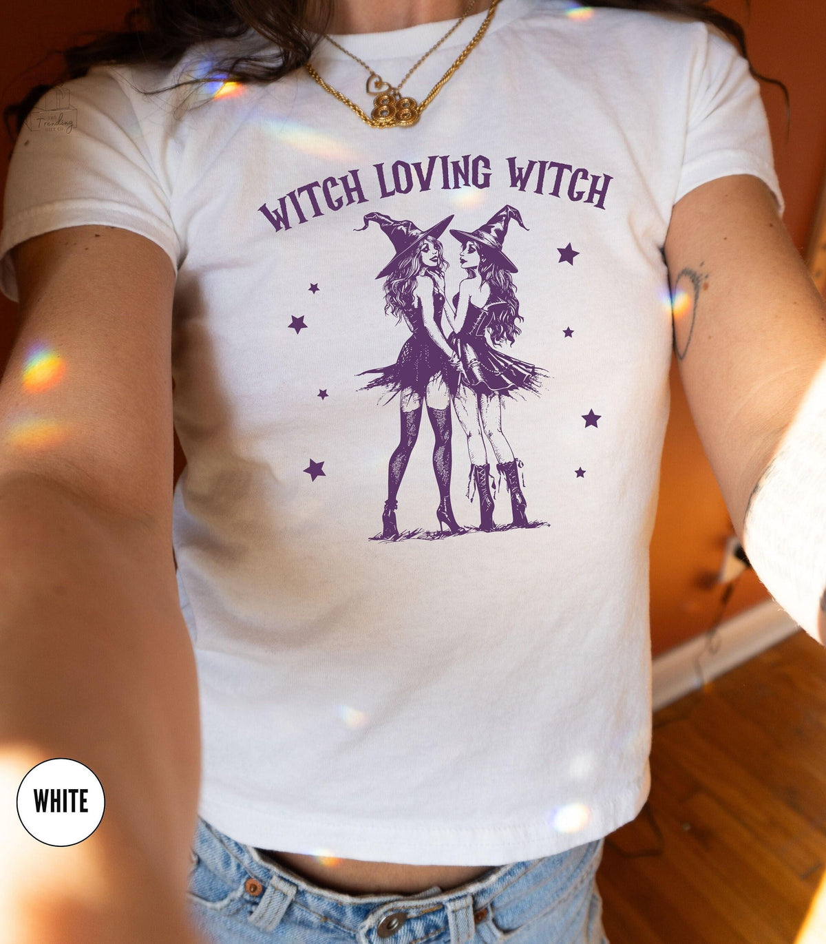 Subtle Lesbian Baby TeeWitchy Feminist TeeSapphic ShirtWLW Gift IdeasFemme Lesbian Pride Queer HalloweenButch Bait 1692 Salem Witch Graphic Tee – Aesthetic Look · Must-Have Style