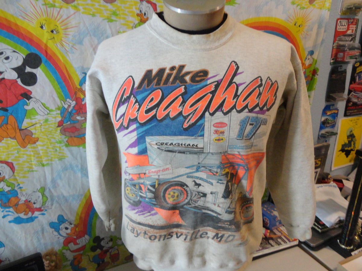Vintage Mike Creaghan Racing RARE Crewneck Sweatshirt M Sweatshirt – Soft Feel · Must-Have Style