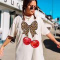 Leopard Coquette Cherries Coquette Cherries Shirt Coquette Shirt Cherry Shirt Coquette Bow Shirt Soft Girl Shirt Graphic Tee – Easygoing Wear · Trending Graphic Apparel
