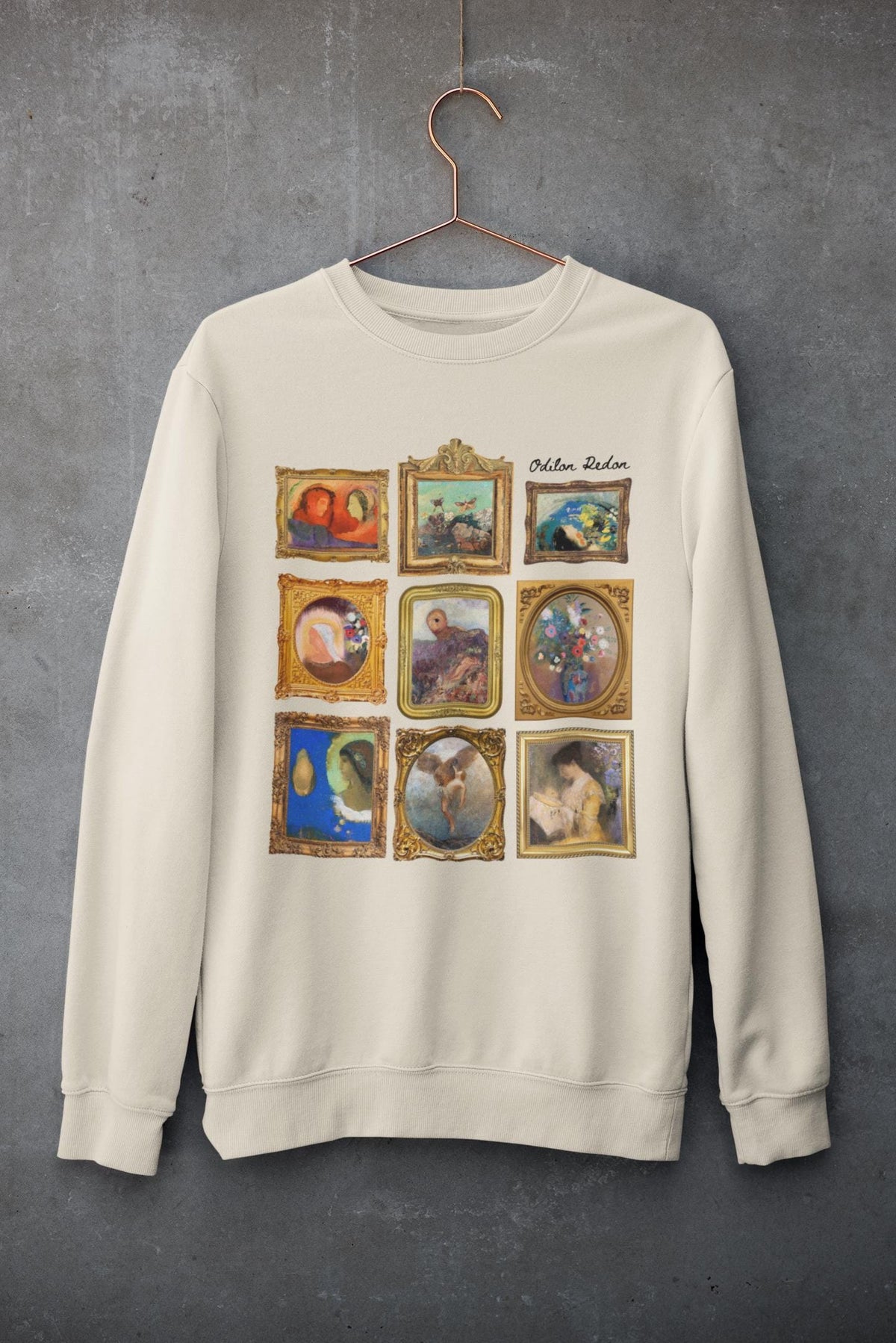 Odilon Redon Art History Sweatshirt French Art History 19th Century PostImpressionism and Symbolism Art Movement Humanities Major Gift Sweatshirt – Everyday Comfort · Great Gift For Fans