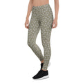 Leggings Geometric Pattern Harpy Cream Brown Graphic Tee – Easygoing Wear · Must-Have Style