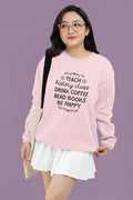 Cute History Teacher Sweatshirt with Flowers Coffee Lover History Professor Shirt Teaching Assistant Who Loves Books Social Studies Gift Sweatshirt – Bold Style · Great Gift For Fans