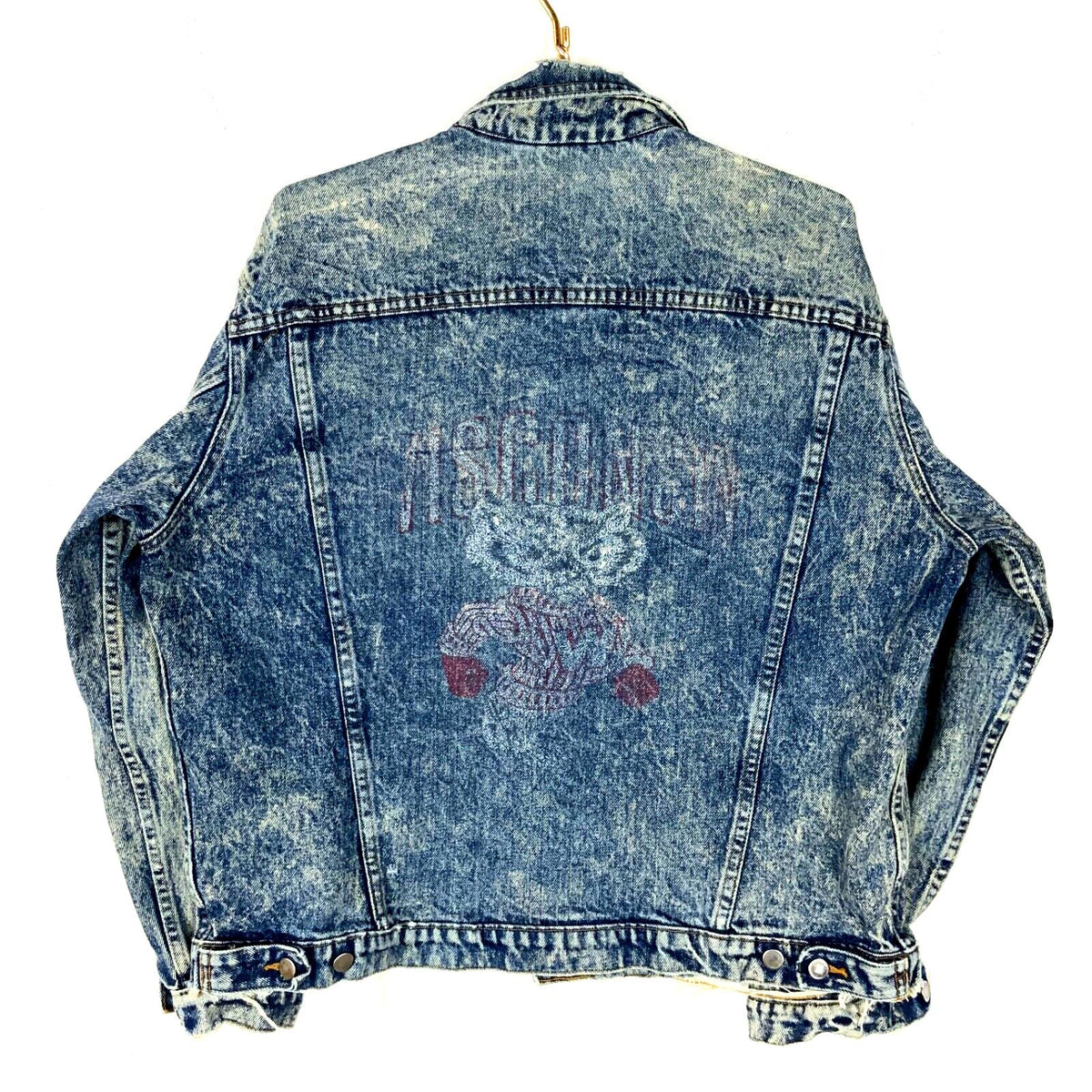 Vintage Wisconsin Badgers Denim Jean Jacket XL Blue Acid Wash 90s Graphic Tee – Cozy Vibes · Perfect For Daily Wear