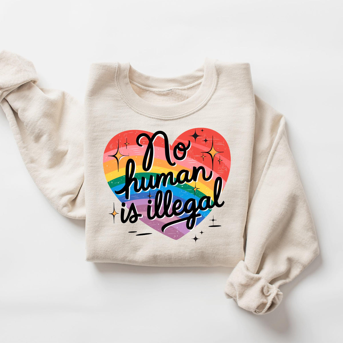 No Human Is Illegal Anti Trump Shirt Anti Trump Sweatshirt FDT Shirt Fuck Donald Trump Liberal Shirt Left Shirt Anti Maga Sweatshirt – Premium Graphic · Great Gift For Fans