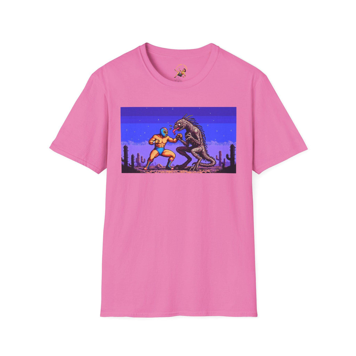 Luchador Pixel Art Shirt Chupacabre Battle Tee Lucha Libre Cryptid T Shirt Funny Wrestling Goofy Wrestler Graphic Tee – Feel-Good Design · Great Gift For Fans