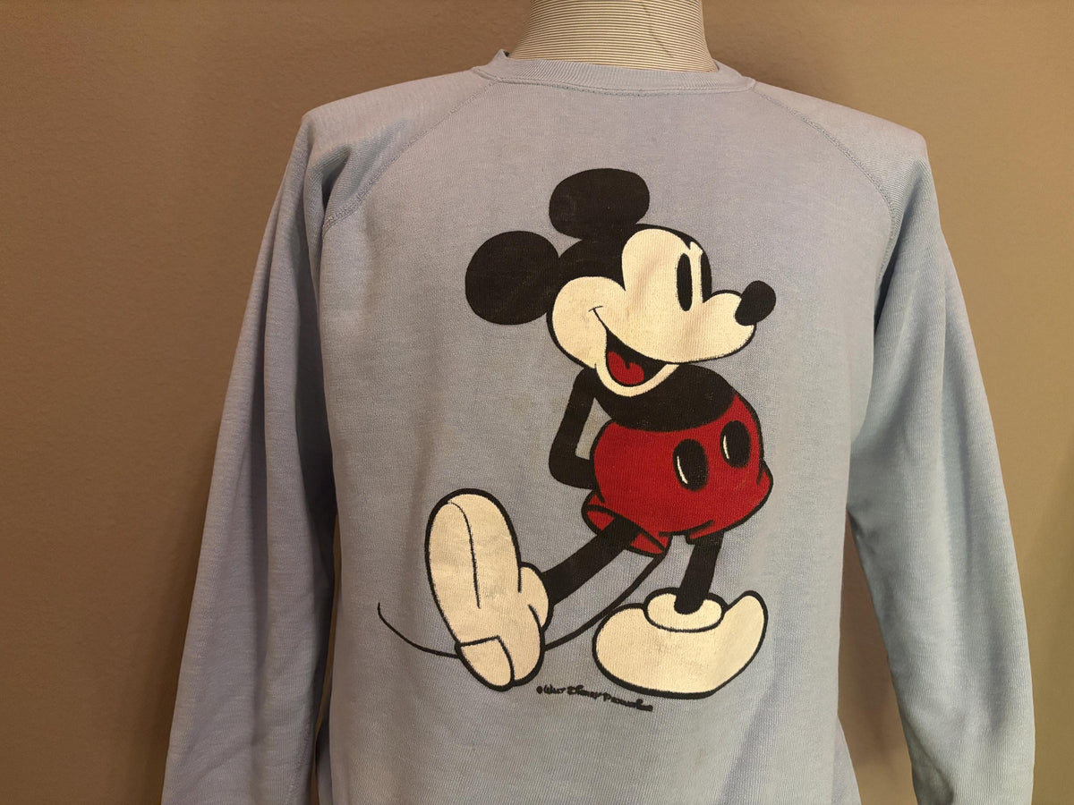 Vintage 80s Walt Disney Mickey Mouse Classic Crewneck Sweatshirt L Sweatshirt – Soft Feel · Must-Have Style