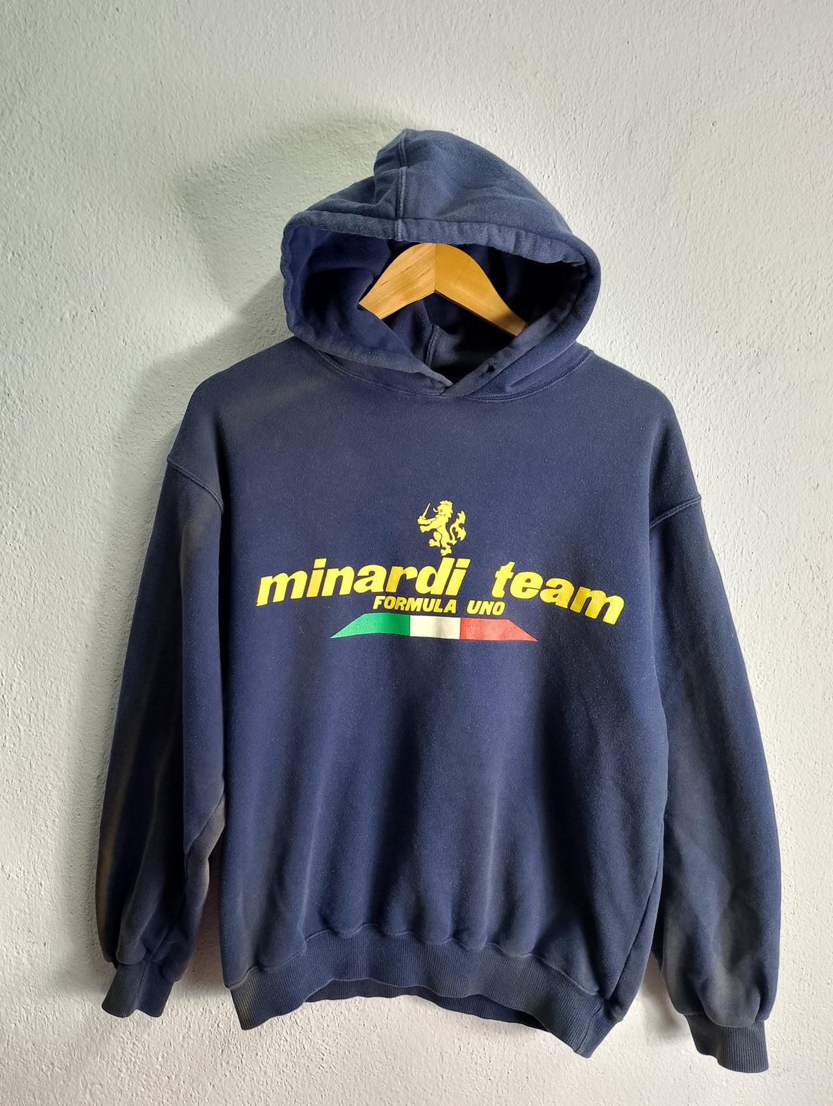 Vintage Minardi team formula one pullover sweatshirt hoodies Medium Hoodie – Feel-Good Design · Perfect For Daily Wear