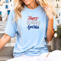 Independence Day Tee 4th of July Shirt Patriotic TShirt USA Flag Shirt American Pride Top Red White Blue Outfit Freedom Shirt Graphic Tee – Cozy Vibes · High-Quality Print