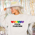 Fuck Fascism Sweatshirt Fuck The Patriarchy Oligarchy Resistance Anti Fascist Capitalism Protest Clothing Top Trending Shirts That Go Hard Sweatshirt – Bold Style · Perfect For Daily Wear