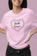 Book Lover Tee Shirt with Cute Y2K Aesthetic Heart Romance Reader TShirt for Bookworm School Librarian TShirt Reading Teacher Present Graphic Tee – Fan Favorite · High-Quality Print