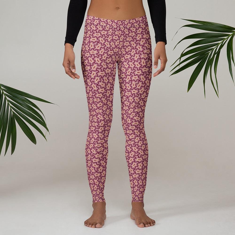 Leggings Geometric Pattern Xolo Antique Pink Graphic Tee – Fan Favorite · Perfect For Daily Wear