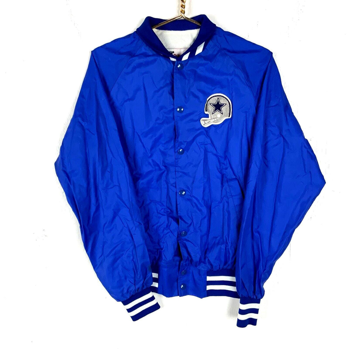 Vintage Dallas Cowboys Jacket Size Medium Windbreaker Blue Nfl Snap Button Graphic Tee – Cozy Vibes · Trending Graphic Apparel