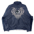 Vintage Harley Davidson Windbreaker Jacket 3XL Black Full Zip Reversible Graphic Tee – Warm & Stylish · High-Quality Print
