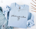 Custom Future Mrs Sweatshirt Coquette Bachelorette Party Sweater Personalized Engagement Outfit Bridal Shower Crewneck Fiancee Gift Sweatshirt – Soft Feel · Great Gift For Fans