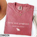 Feral And Pregnant Shirt Funny Raccoon Pregnancy Reveal Shirt Baby Announcement Shirt Pregnant Mom Gift New Mom Gift Maternity Shirt Graphic Tee – Everyday Comfort · Must-Have Style