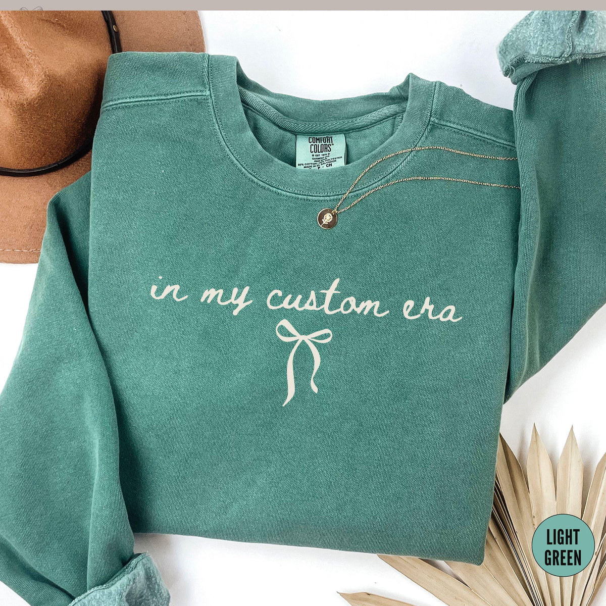 In My Custom Era Sweatshirt Coquette Bow Personalized Sweater Fan Girl Retro Aesthetic Gift Concert OutfitYour Text Here Sweatshirt – Aesthetic Look · Top Pick For Any Outfit